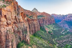 Zion Canyon in Zion National Park in Southern Utah